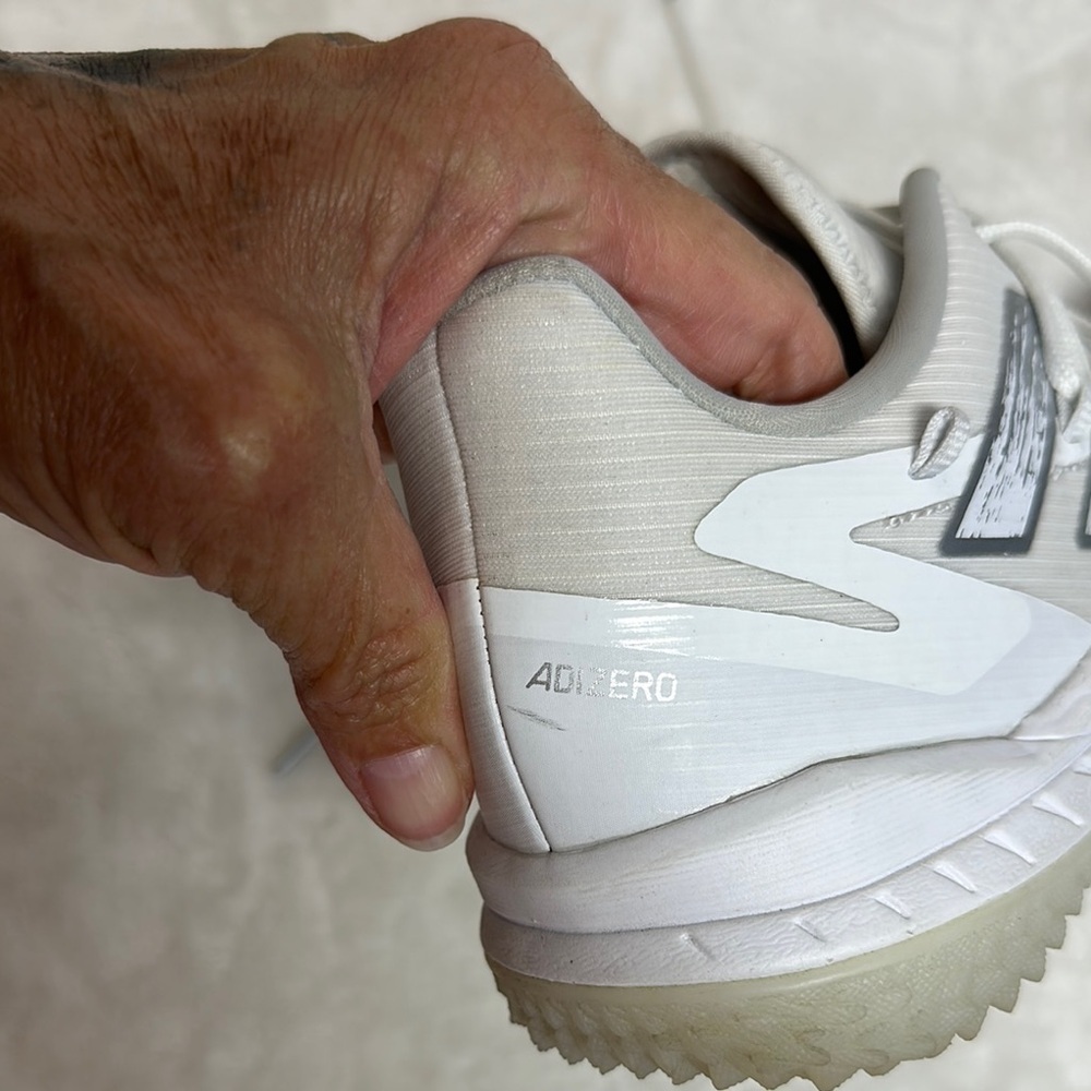 adidas Men's Athletic Shoes in Gray and White women’s9.0 Men 7.5 - Picture 13 of 15